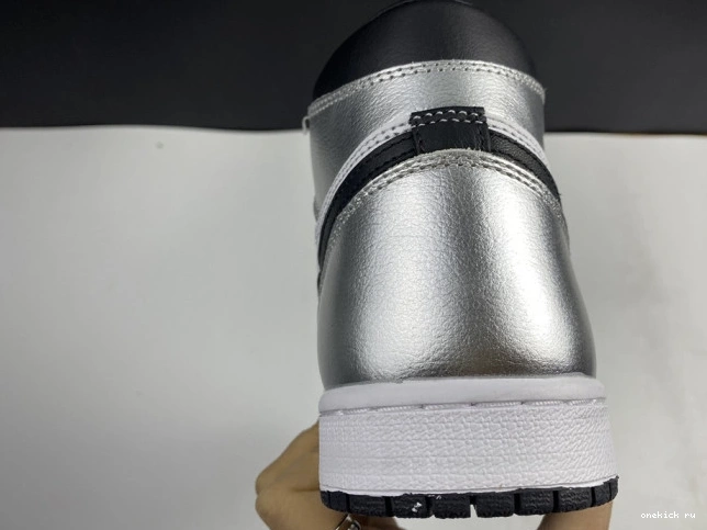 Rep Onekick WMNS JORDAN TOE HIGH AIR SILVER 1 CD0461-001 OG 0808
